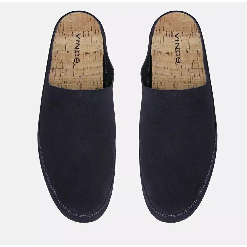 Vince Mens Alonzo Suede Backless Loafer‎
